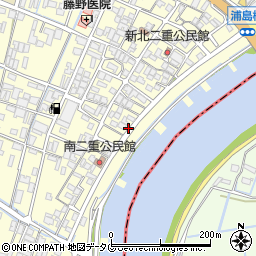 福岡県柳川市大和町中島1326周辺の地図