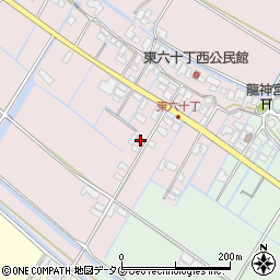 福岡県柳川市大浜町772周辺の地図