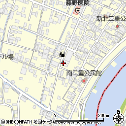 福岡県柳川市大和町中島1474周辺の地図