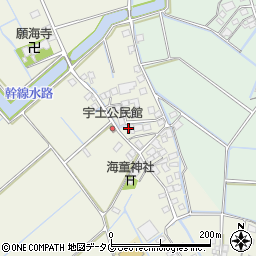 福岡県柳川市大和町皿垣開244周辺の地図