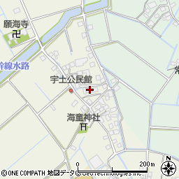 福岡県柳川市大和町皿垣開243周辺の地図