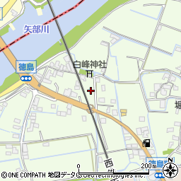 福岡県みやま市高田町徳島272周辺の地図