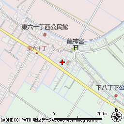 福岡県柳川市大浜町724周辺の地図