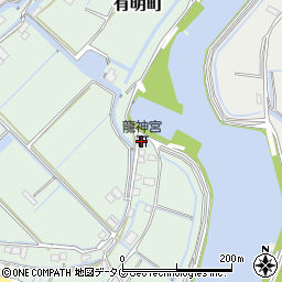 龍神宮周辺の地図