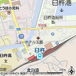 大分県臼杵市駅前2周辺の地図