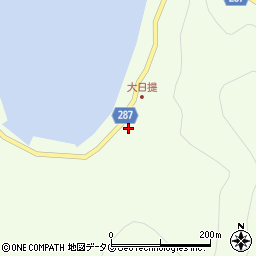 愛媛県宇和島市津島町北灘丁427周辺の地図