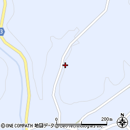 熊本県山鹿市鹿北町岩野1228-2周辺の地図