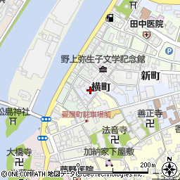 大分県臼杵市横町周辺の地図