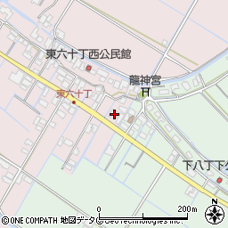 福岡県柳川市大浜町725周辺の地図