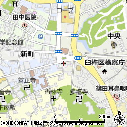 臼杵辻郵便局周辺の地図
