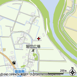 福岡県みやま市高田町徳島45周辺の地図