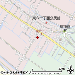 福岡県柳川市大浜町1094周辺の地図