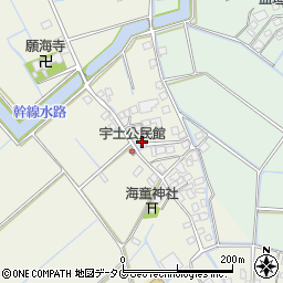 福岡県柳川市大和町皿垣開226周辺の地図