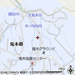 長崎県波佐見町（東彼杵郡）鬼木郷周辺の地図