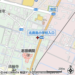 染川牛乳店周辺の地図