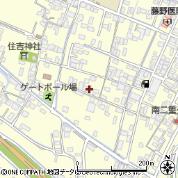 福岡県柳川市大和町中島1504周辺の地図