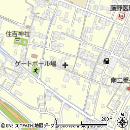 福岡県柳川市大和町中島1504周辺の地図