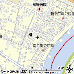 福岡県柳川市大和町中島1477周辺の地図