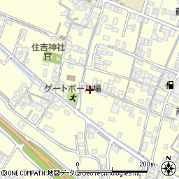 福岡県柳川市大和町中島1520周辺の地図
