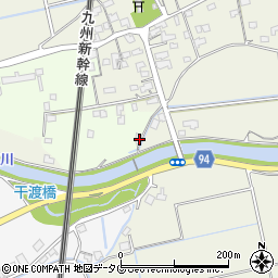 福岡県みやま市高田町海津1003周辺の地図