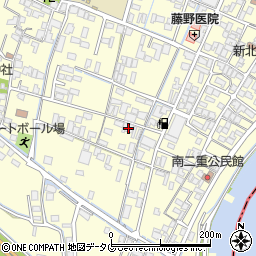 福岡県柳川市大和町中島1494周辺の地図