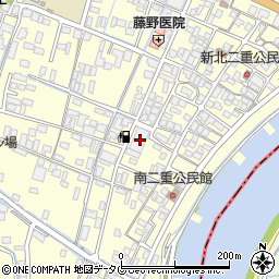 福岡県柳川市大和町中島1473周辺の地図