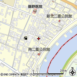 福岡県柳川市大和町中島1382周辺の地図