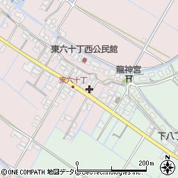 福岡県柳川市大浜町743-1周辺の地図