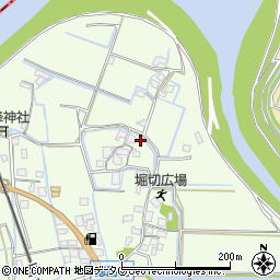 福岡県みやま市高田町徳島172周辺の地図