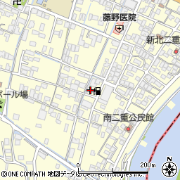 福岡県柳川市大和町中島1467周辺の地図