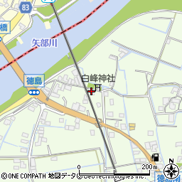 福岡県みやま市高田町徳島270周辺の地図