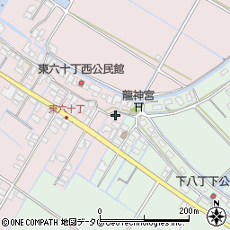 福岡県柳川市大浜町1042周辺の地図