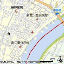 福岡県柳川市大和町中島1302周辺の地図