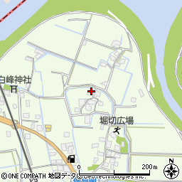 福岡県みやま市高田町徳島160周辺の地図