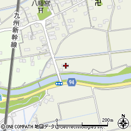 福岡県みやま市高田町竹飯2581周辺の地図