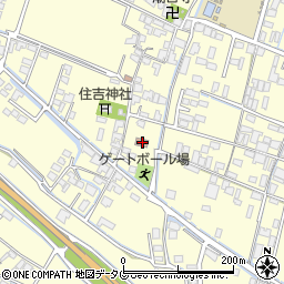 福岡県柳川市大和町中島385周辺の地図