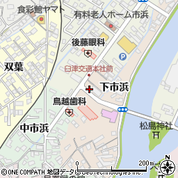 大分県臼杵市下市浜698周辺の地図
