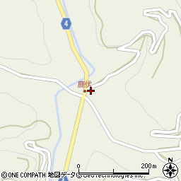 福岡県八女市立花町白木3943-1周辺の地図