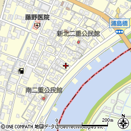 福岡県柳川市大和町中島1304周辺の地図