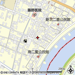 福岡県柳川市大和町中島1379周辺の地図