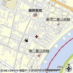 福岡県柳川市大和町中島1378周辺の地図