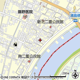 福岡県柳川市大和町中島1305周辺の地図
