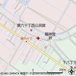 福岡県柳川市大浜町1047周辺の地図