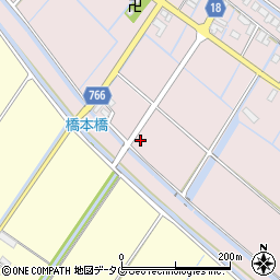 福岡県柳川市大浜町846周辺の地図
