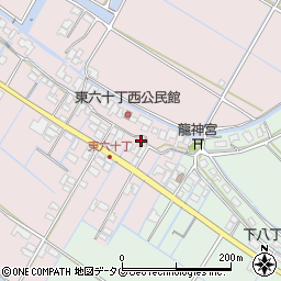 福岡県柳川市大浜町1067周辺の地図