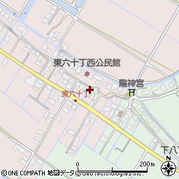 福岡県柳川市大浜町745周辺の地図