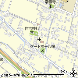 福岡県柳川市大和町中島383周辺の地図