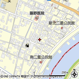 福岡県柳川市大和町中島1377周辺の地図