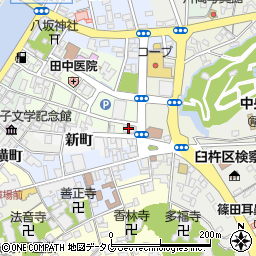 大分信用金庫臼杵支店周辺の地図
