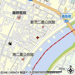 福岡県柳川市大和町中島1294周辺の地図